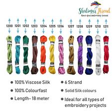 Viscose Silk Embroidery Thread
