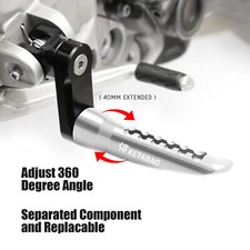 TITANIUM RANGER Front Foot Pegs 40mm Lower For Honda CBR600 F4i FS Sport 01-07