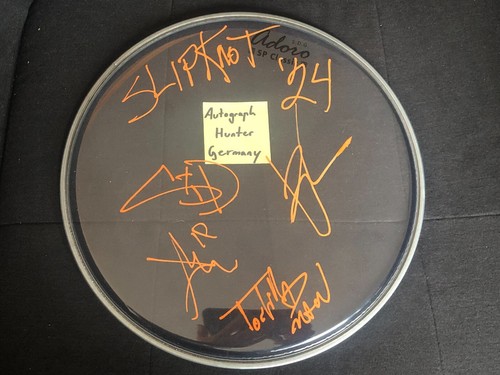 Slipknot autograph acoa - acoa, 12"