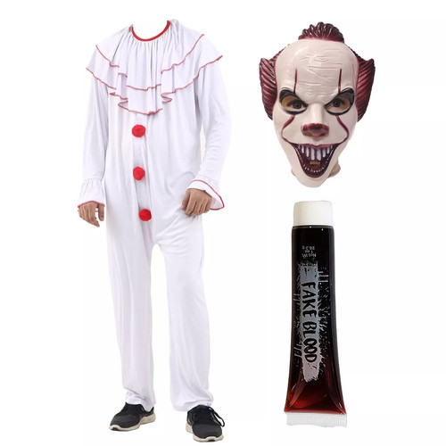 Adults scary clown costume - scary,