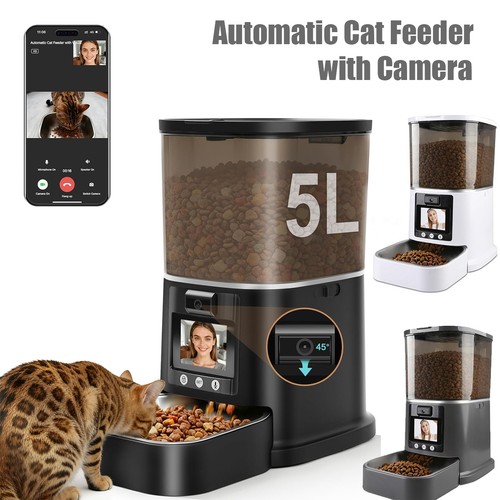 Automatic cat feeder with - 5l,