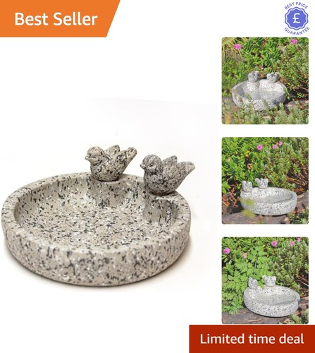 Charming flecked birdbath with - charming,