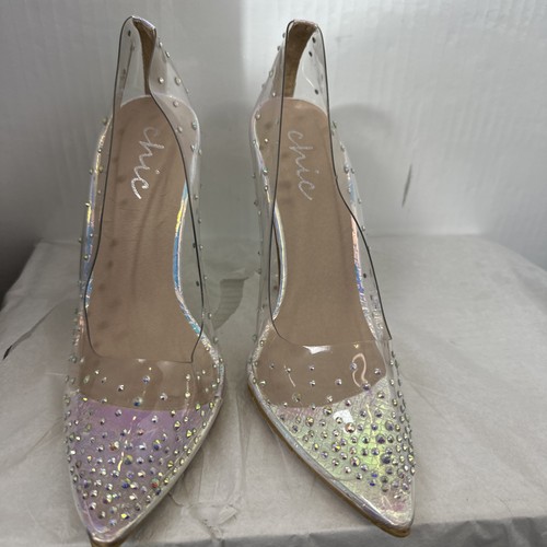 Chic women perspex shoes - women’s,