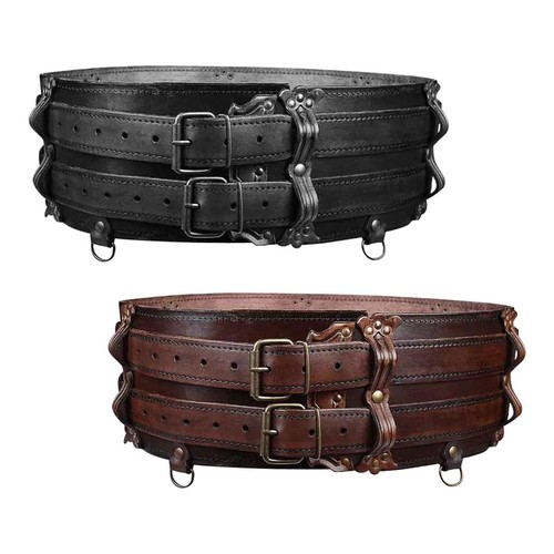 Medieval wide waist belt - waist,
