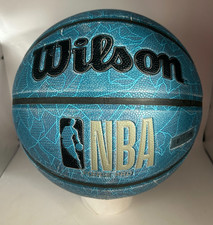 Wilson NBA Forge Pro Ice Blue Game Basketball Ball ( Size 7 ) *VERY RARE*