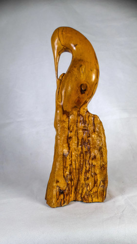 Hand carved bird tree - bird, on