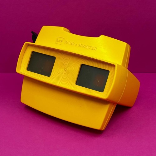 Rare vintage viewmaster yellow - rare,