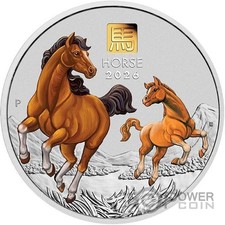 YEAR OF THE HORSE Lunar Series III 1 Kg Kilo Silver Coin 30$ Australia 2026