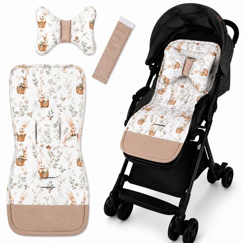 Baby pram liner - soft, double