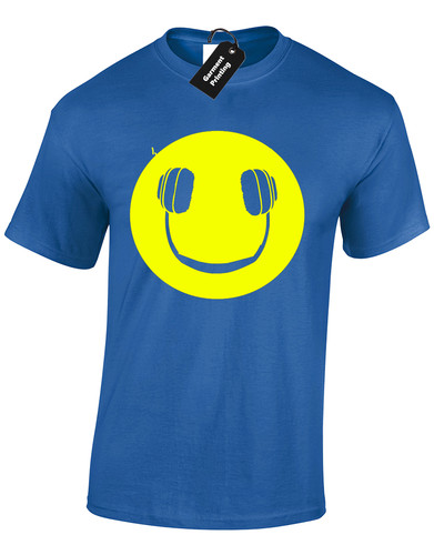 Smile headphones mens shirt - mens,