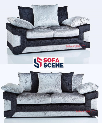 Crushed velvet seater - crushed, sofa