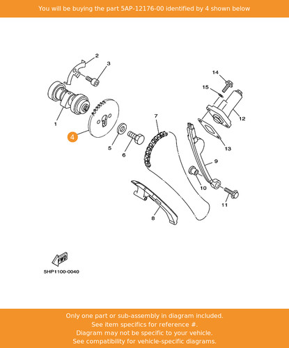 Yamaha sprocket cam chain - yamaha,
