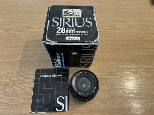 Sirius 28mm auto wide - f2.8,