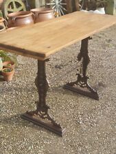 Gaskell & Chambers Cast Iron Pub Table Antique Side Table
