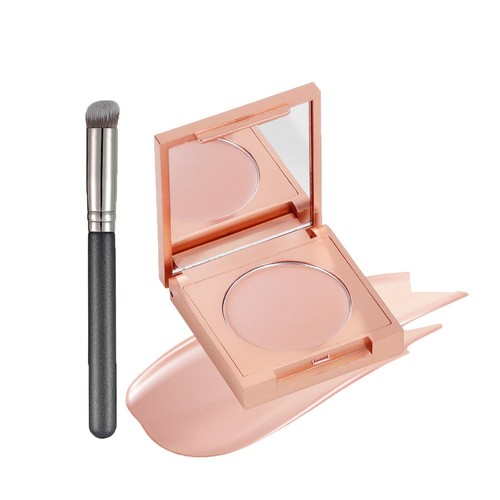 Coloured clay under eye - coloured,