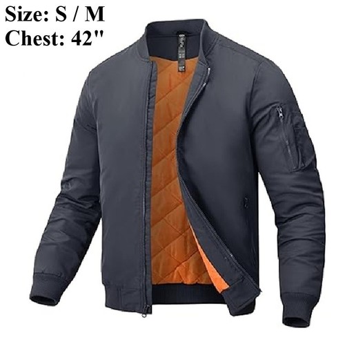 Mens quilted bomber jacket - mens,