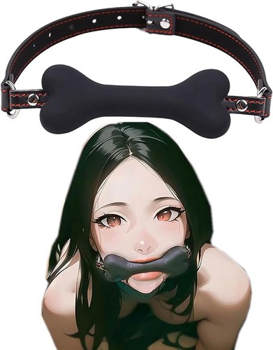 Adjustable silicone mouth gag - adjustable,