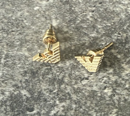 Emporio armani logo - emporio, studs