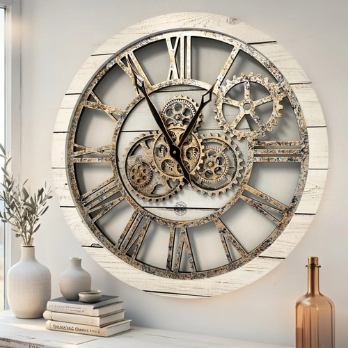The gears clock america - gears, line