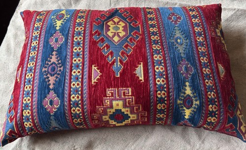 Blue red turkish - blue, kilim