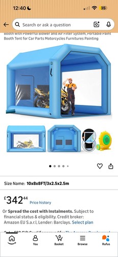 Portable spray paint booth - portable,