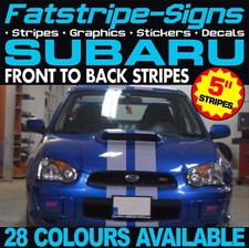 to fit SUBARU STRIPES GRAPHICS STICKERS DECALS IMPREZA WRC WRX STI TURBO 2.0