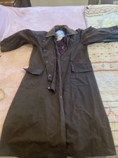 BARBOUR BACKHOUSE BROWN STOCKMAN'S COAt CORD COLLAR DETAIL   36 label- 44” Chest