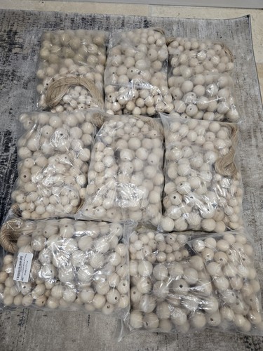 150 wooden beads perfect - wooden, for