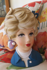 Vintage Napco Lady Head Vase