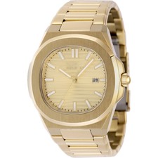 Invicta Speedway Quartz Gold