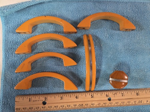 Bakelite drawer pulls - bakelite,