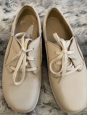 Clarks Edge Diva Cream Leather