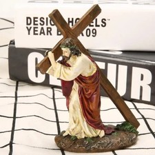 1Pc Jesus Cross Statue Resin