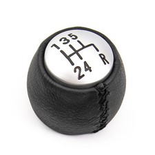 Gear Shift Lever Knob For Alfa Romeo 147 156 166 GT 5 Speed Manual Stick Leather