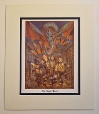 KIDBY The Night Watch - Pratchett Discworld Illustration (1996 Book Plate)