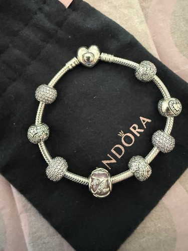 Pandora silver bracelet - silver,