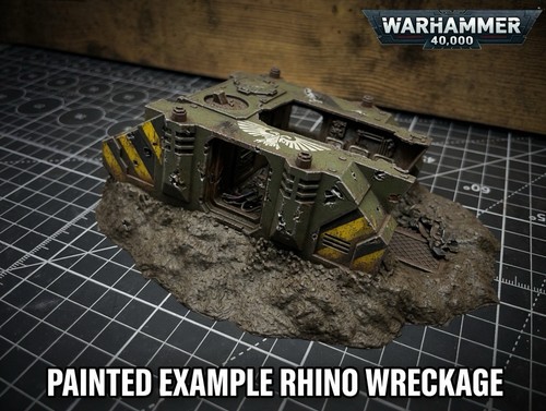 Warhammer 40k terrain rhino - terrain,