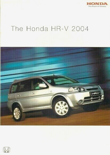 Honda 2004 uk market - hr-v,