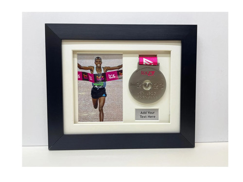 Marathon medal frame photo - marathon,