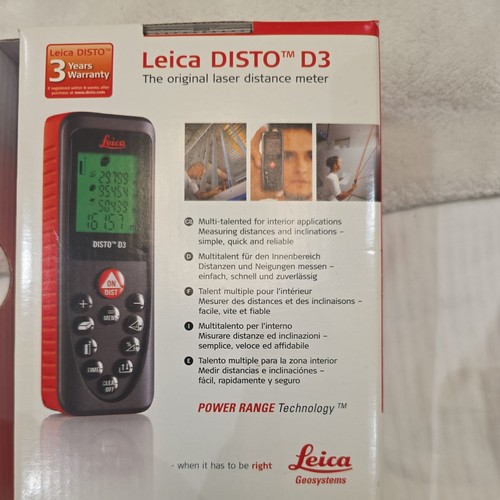 Leica geosystems laser - geosystems, d3