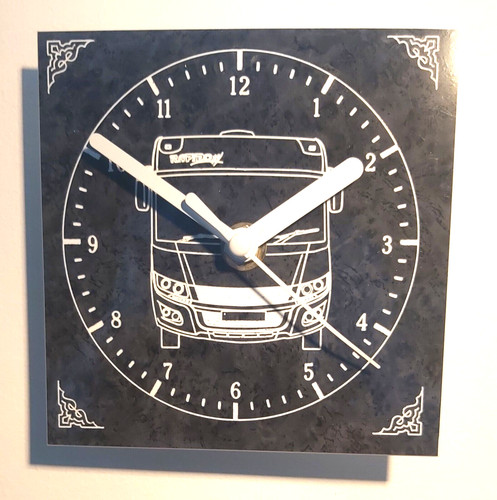 Rapido motorhome clock - motorhome,