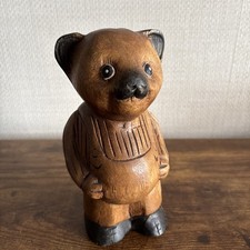 Vintage Wooden Teddy Bear