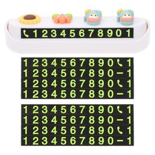 Car Temporary Parking Card Funny Cartoon Phone Number Car Plate parking gadgets