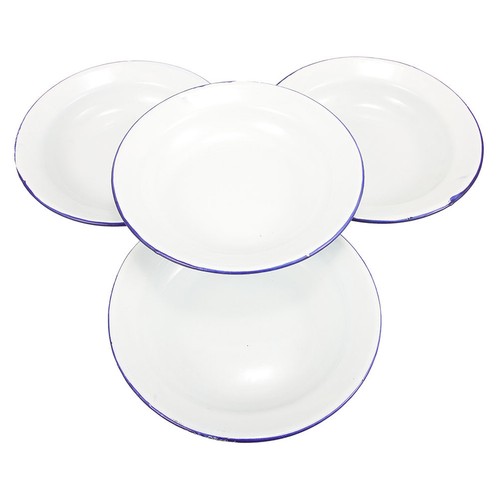 5pcs enamelware dinner plate - 5pcs,