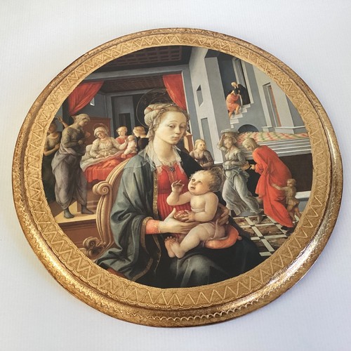 Florentine religious plaque - florentine,