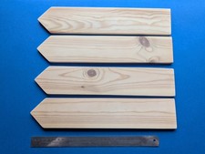 4 HANDMADE BLANK RUSTIC WOODEN