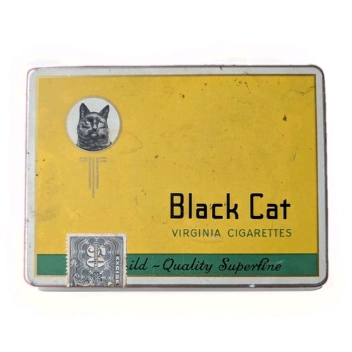 Vintage black cat cigarette - vintage,