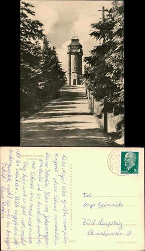 Postcard eibenstock lookout - postcard,