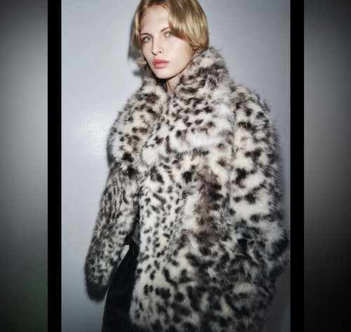Nwt zara snow leopard - zara, fur