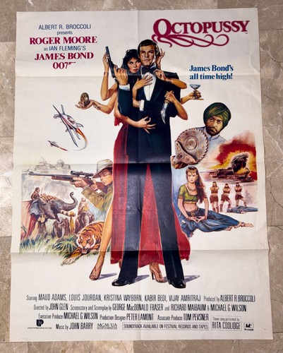 Vintage octopussy 1983 james - 1983,